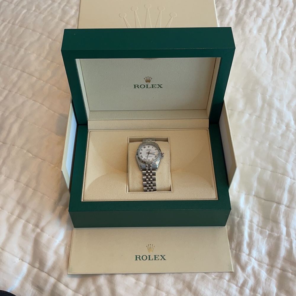 Women’s Silver Rolex Datejust